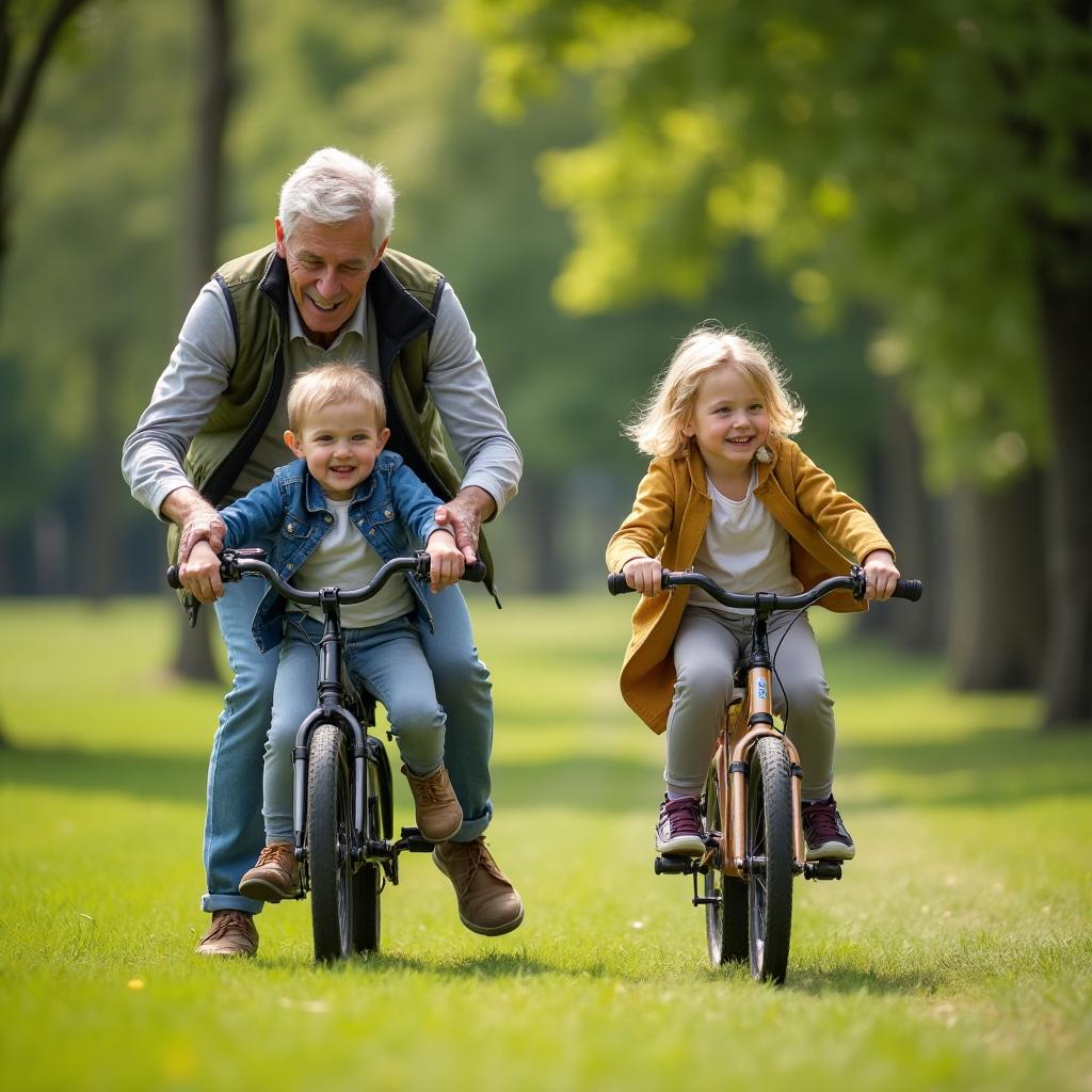 Famille heureuse planifiant leur avenir financier